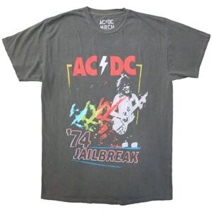 Vinyl Icons AC/DC 1974 Jailbreak Tour T Shirt